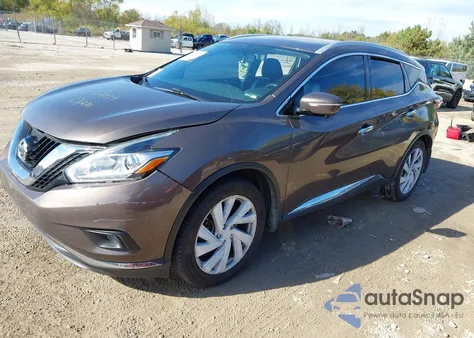 2015 Nissan Murano Platinum z USA, uszkodzony, nr VIN 5N1AZ2MH5FN213443